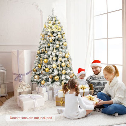 1.8M White Artificial Holiday Christmas Tree with 600 PVC Tips for Christmas Decoration