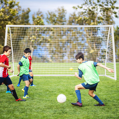 All-Weather Soccer Goal with Strong PVC Frame and High-Strength Netting