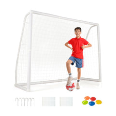 Adjustable Soccer Goal Football Training Equipment with 5 Soccer Training Cones
