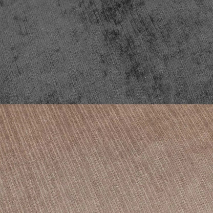 Dylan Chenille Fabric 3 Seater Sofa - Black Grey or Brown Beige