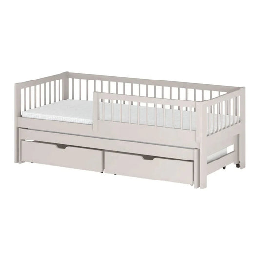 Wooden Bed Softi With Trundle