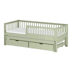Wooden Bed Softi With Trundle