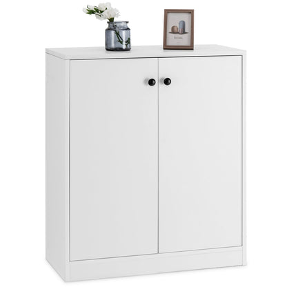 Storage Cabinet with 3 Shelves-White