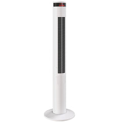 HOMCOM Oscillating Tower Fan Remote Control 3 Speed Modes Cooling Machine White