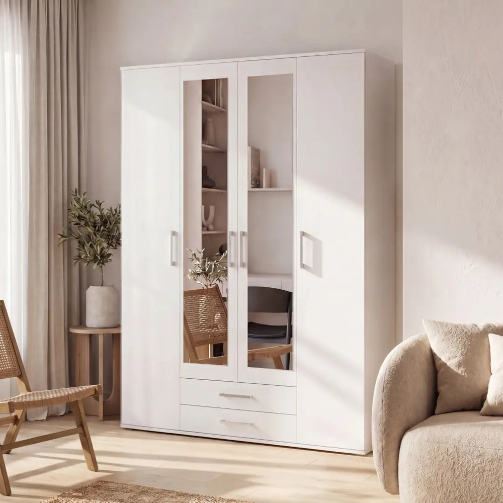 Taby Hinged Door Wardrobe 162cm