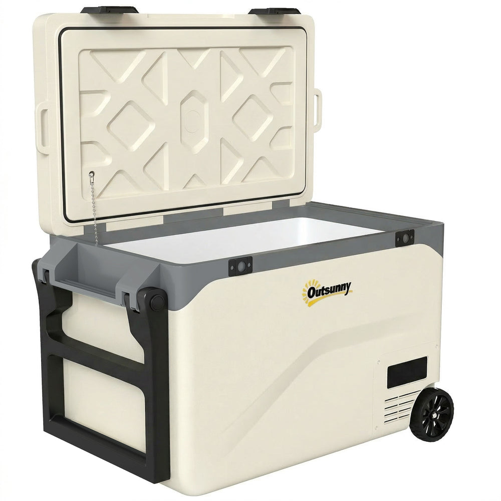 Outsunny 42.5L Compressor Car Fridge Freezer, Camping Refrigerator with App Control, 20â-20â