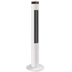 HOMCOM Oscillating Tower Fan Remote Control 3 Speed Modes Cooling Machine White