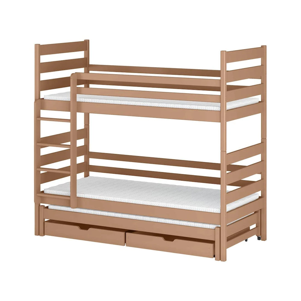 Tomi Bunk Bed with Trundle and Storage