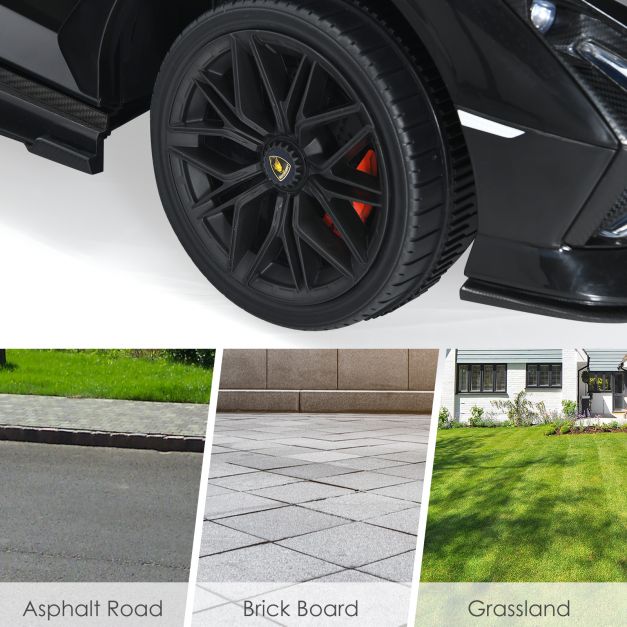 12V Kids Electric Ride on Car with Remote Control-Black