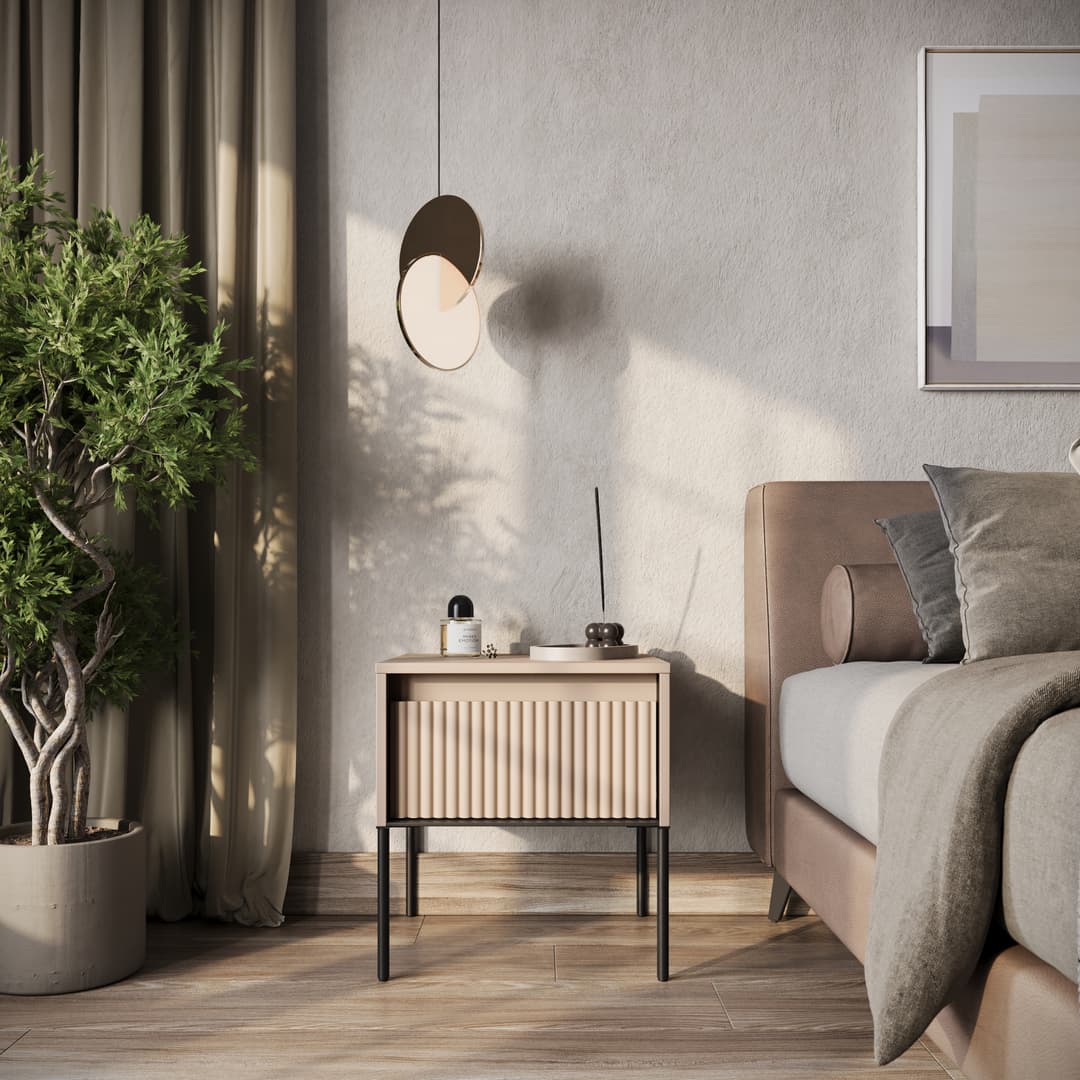 Trend Gold-10 Bedside Cabinet 46cm