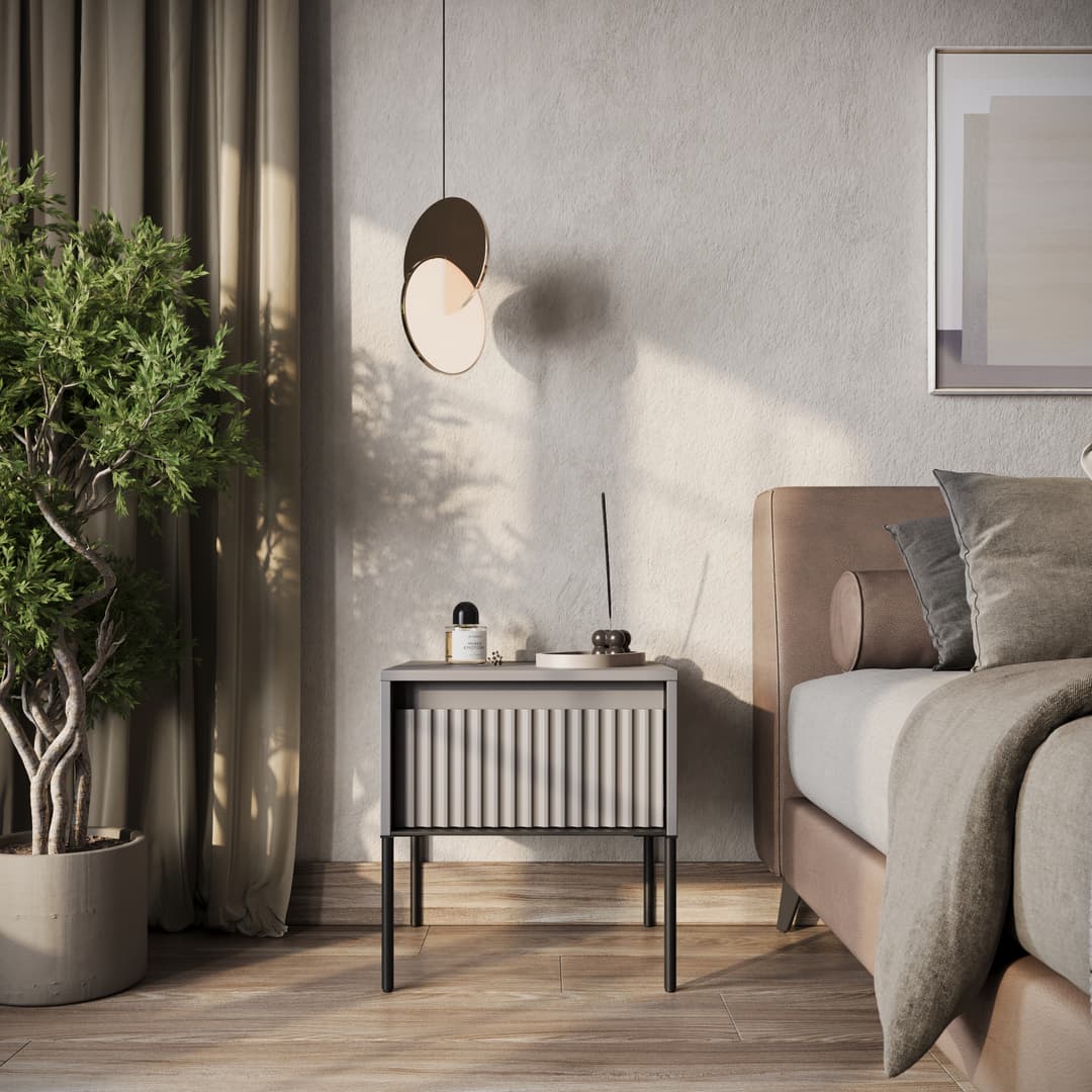 Trend Gold-10 Bedside Cabinet 46cm