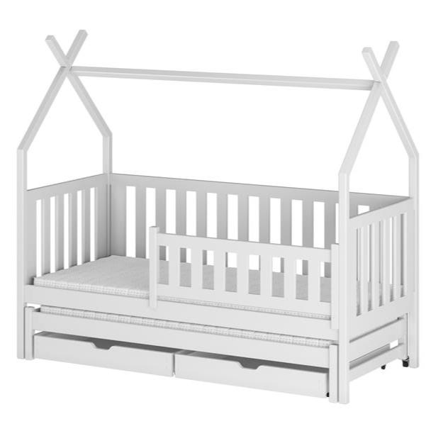 Wooden Single Bed Tytus With Trundle