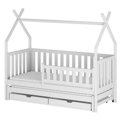 Wooden Single Bed Tytus With Trundle