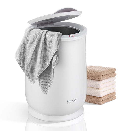Towel Warmer Bucket Portable Spa Hot Towel Heater-White
