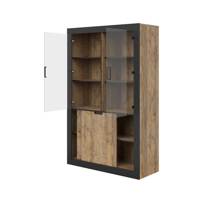 Tudor 12 Tall Display Cabinet 120cm