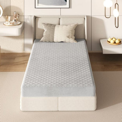 Twin/Queen/King Size Luxury Super Soft Velvet Mattress Protector-Twin size