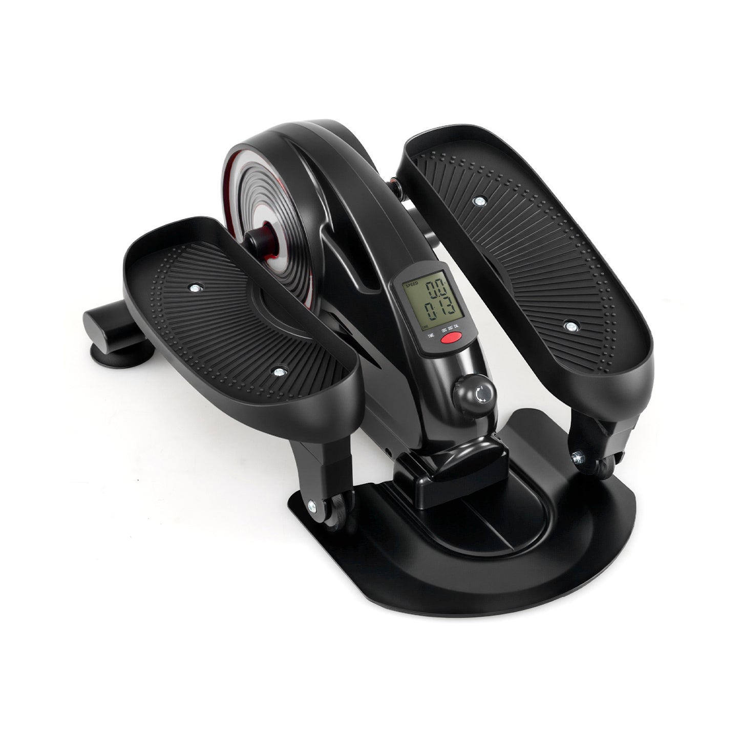 Under Desk Elliptical Pedal Exerciser Adjustable Magnetic Resistance and Whisper Quiet-Silver