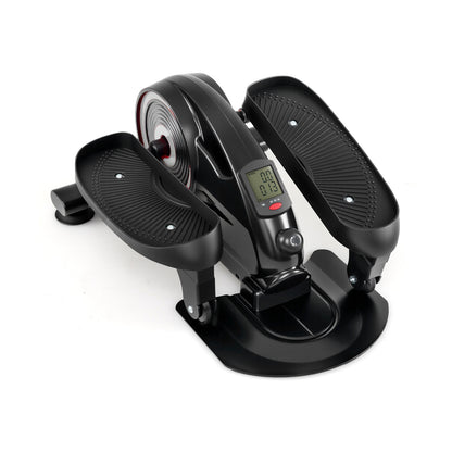 Under Desk Elliptical Pedal Exerciser Adjustable Magnetic Resistance and Whisper Quiet-Silver