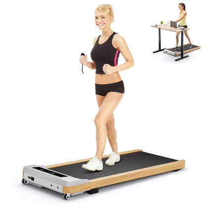 Under Desk Treadmill Walking Pad with 7-Layer Running Belt-Grey
