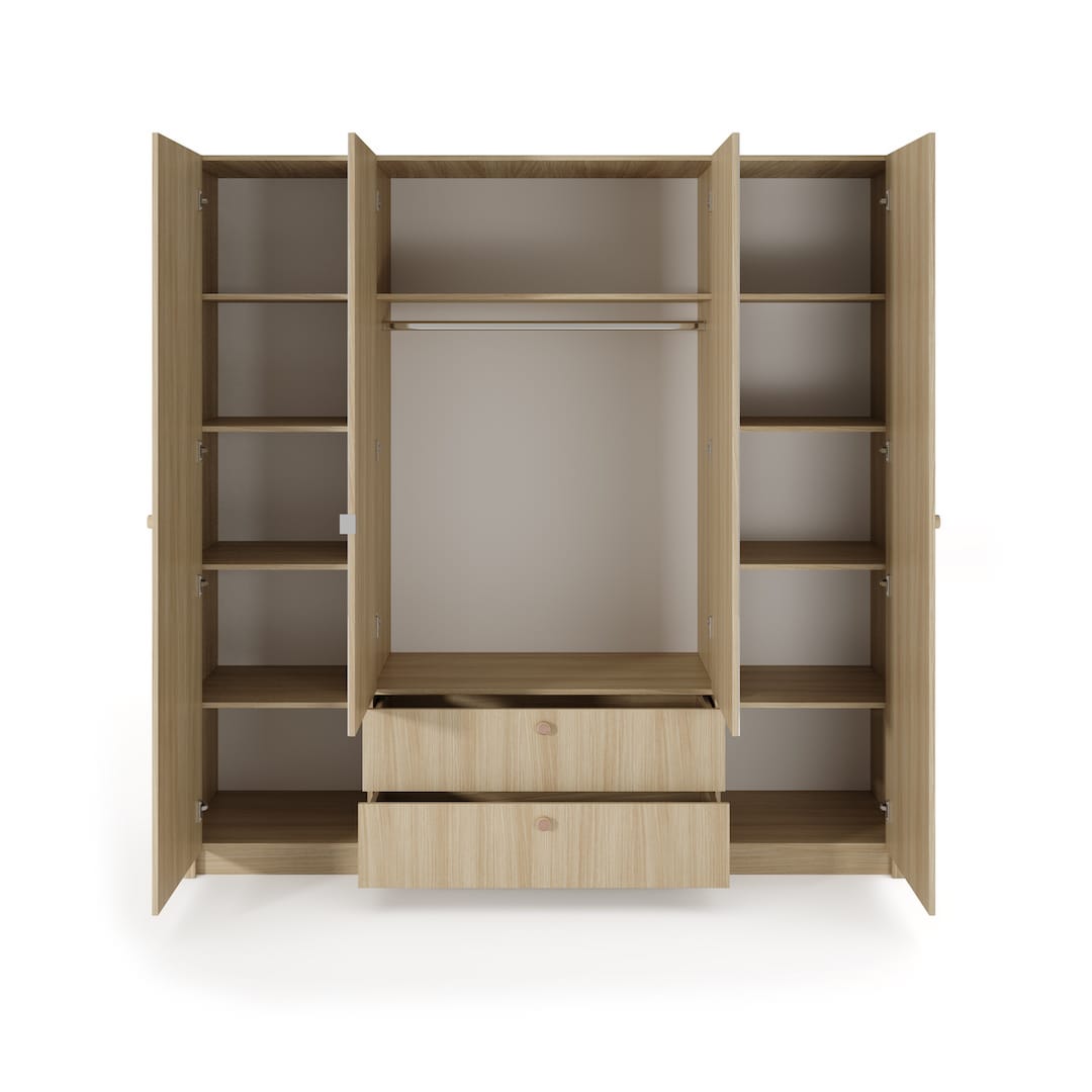 Viki Hinged Door Wardrobe 213cm