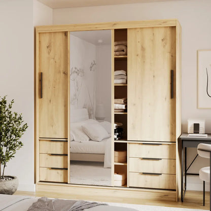 Vira Sliding Door Wardrobe 180cm