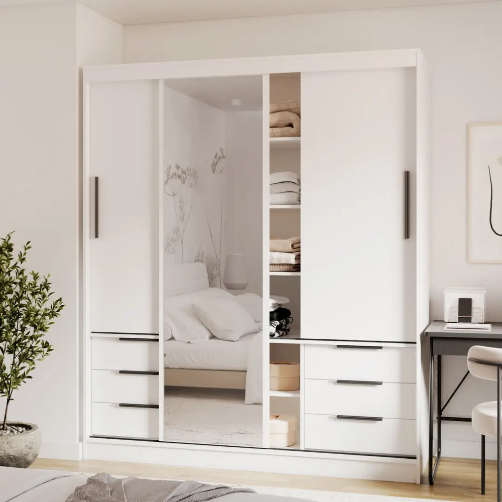 Vira Sliding Door Wardrobe 180cm