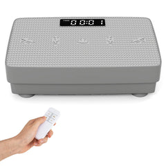 Vibration Plate Exercise Machine with Gravity Sensor and Remote Control-Grey