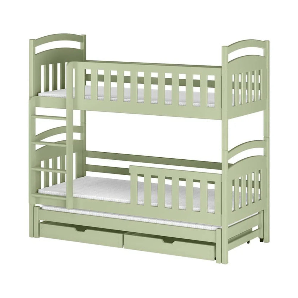 Viki Bunk Bed with Trundle and Storage