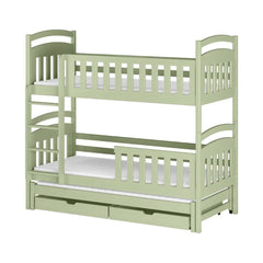 Viki Bunk Bed with Trundle and Storage