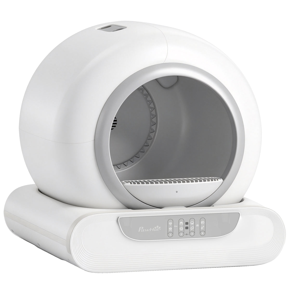 PawHut Self Cleaning Cat Litter Tray, Automatic Cat Litter Tray w/ APP Control, 65L Extra Large Capacity, 9L Waste Bin