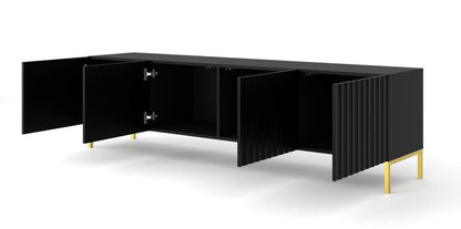 Wave Hinged Doors TV Cabinet 200cm