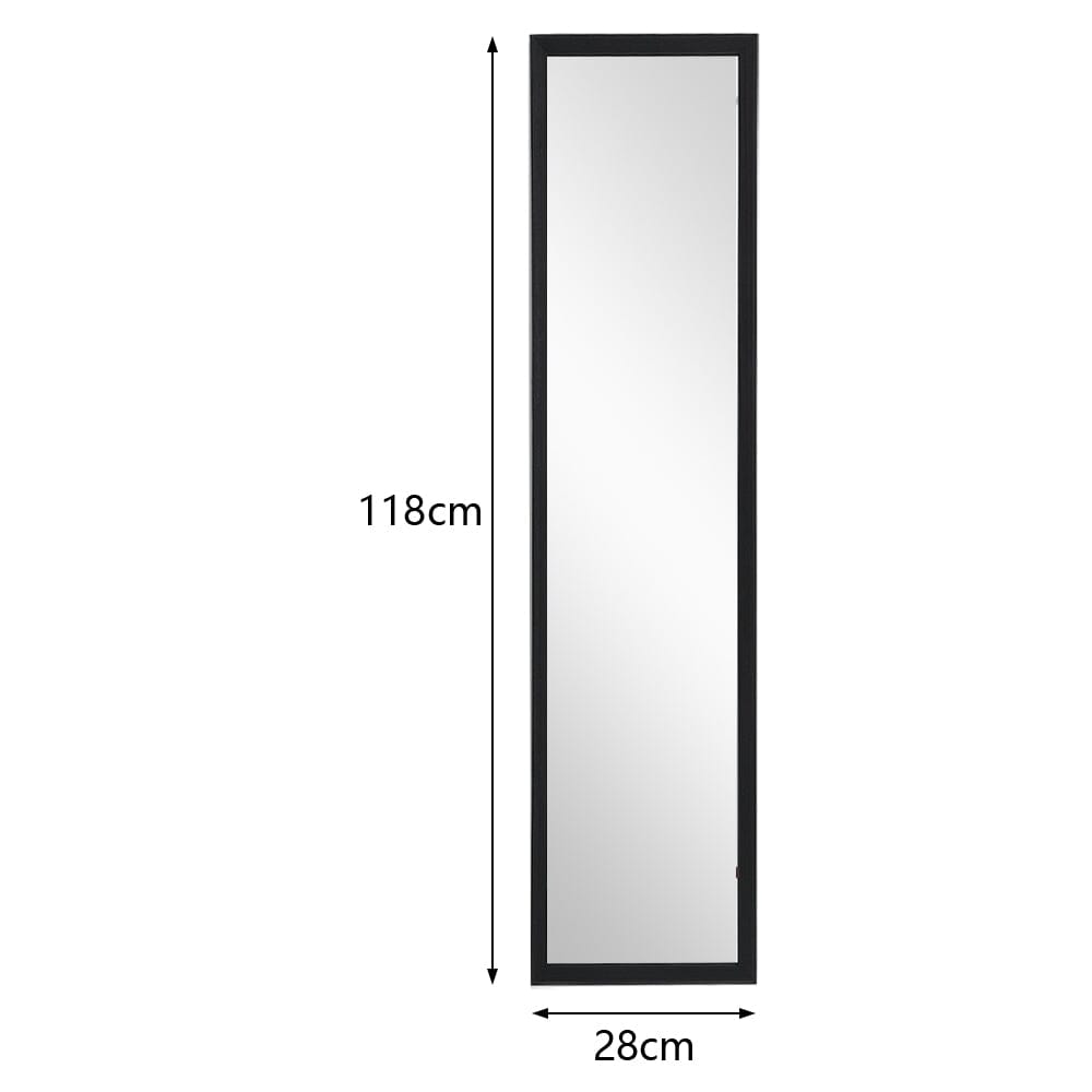 118cm H Rectangle Wood Full Length Mirror Wall Mirror