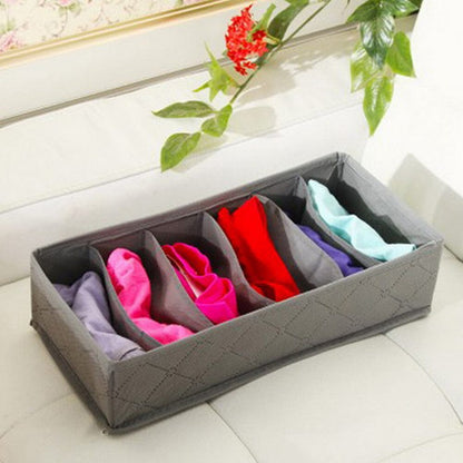 Underwear Drawer Organizer Storage Box Bra Tidy Socks Ties Draw Divider