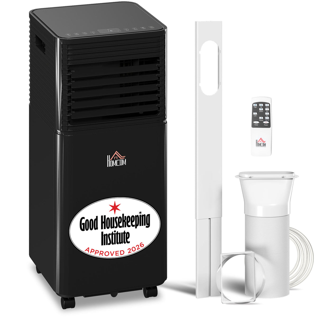 HOMCOM 5000 BTU 4-In-1 Portable Air Conditioner Unit for Room up to 18m², Good Housekeeping Institute Approved