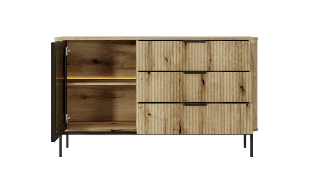 Wilson Display Sideboard Cabinet 138cm