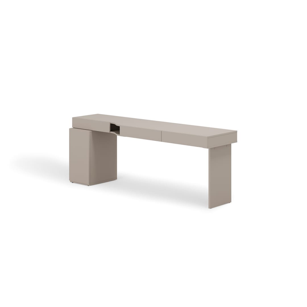 Woow Desk With Storage Container 211cm