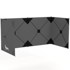 Outsunny Camping Windbreak Pop Up Windbreaker Blocker with Ropes Pegs for Beach Caravan Outdoor 480 x 120 cm