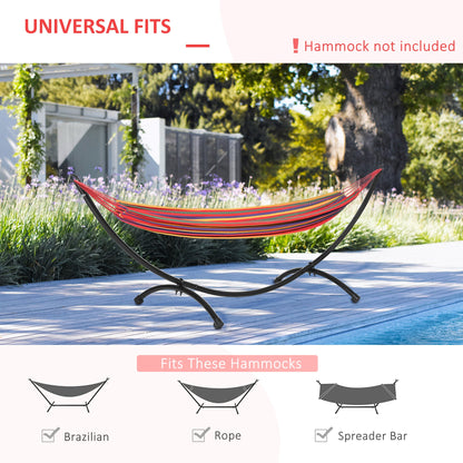 Outsunny 3(m) Universal Hammock Stand Metal Frame Garden Camping Picnic Outdoor Patio Replacement  Stand Only
