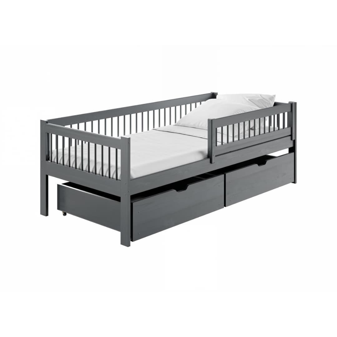 Wooden Single Bed Edi With Storage