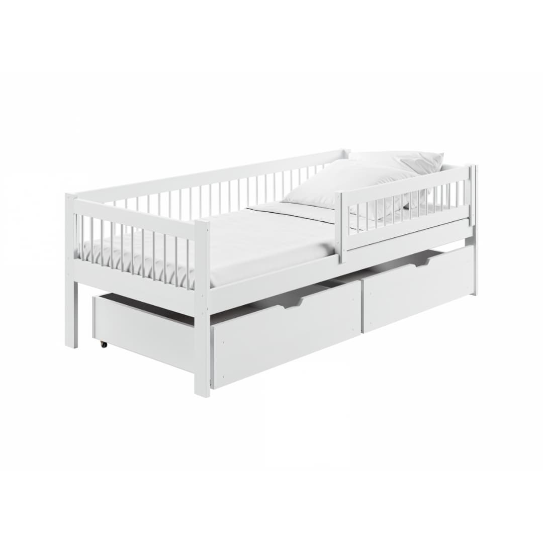 Wooden Single Bed Edi With Storage