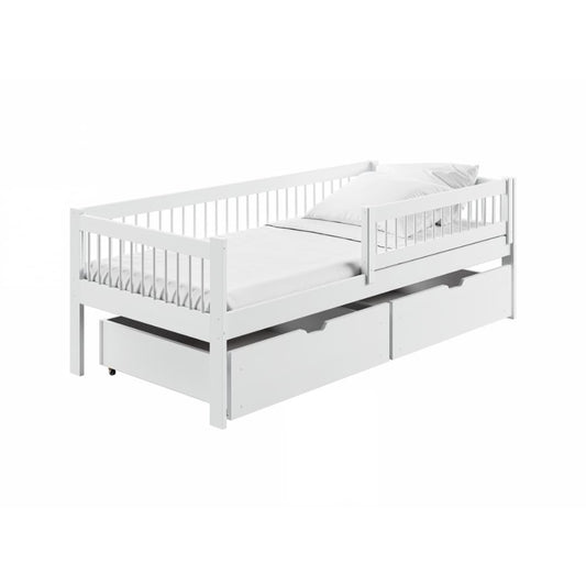 Wooden Single Bed Edi With Storage