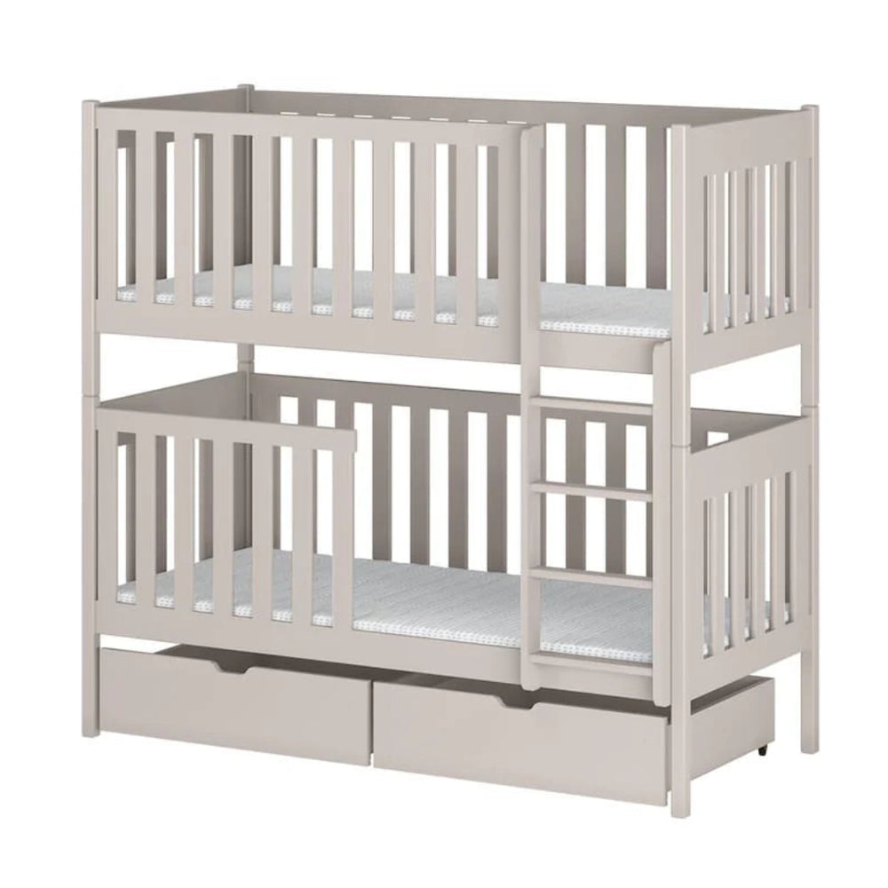 Wooden Bunk Bed David with Storage