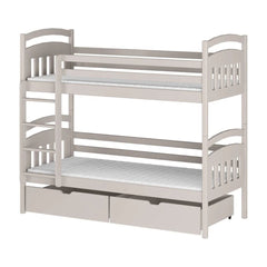 Wooden Bunk Bed Gabi with Storage