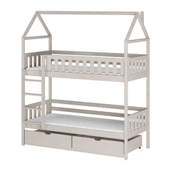 Wooden Bunk Bed Gaja With Storage