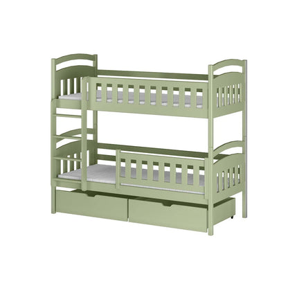 Wooden Bunk Bed Ignas with Storage