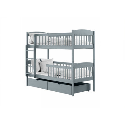 Wooden Bunk Bed Luna With Storage