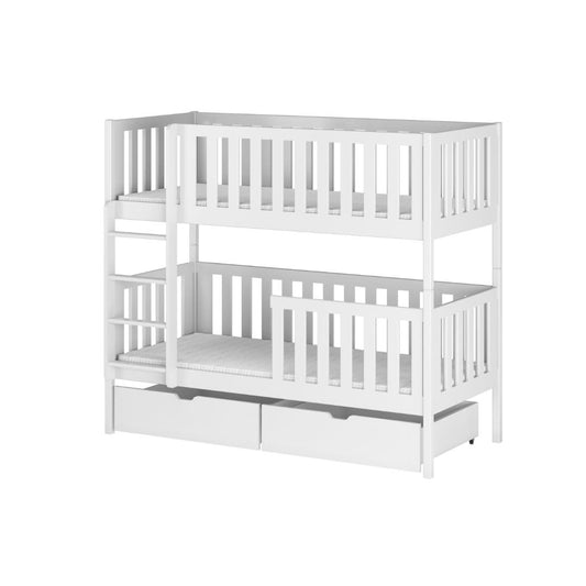 Wooden Bunk Bed Michalina With Storage
