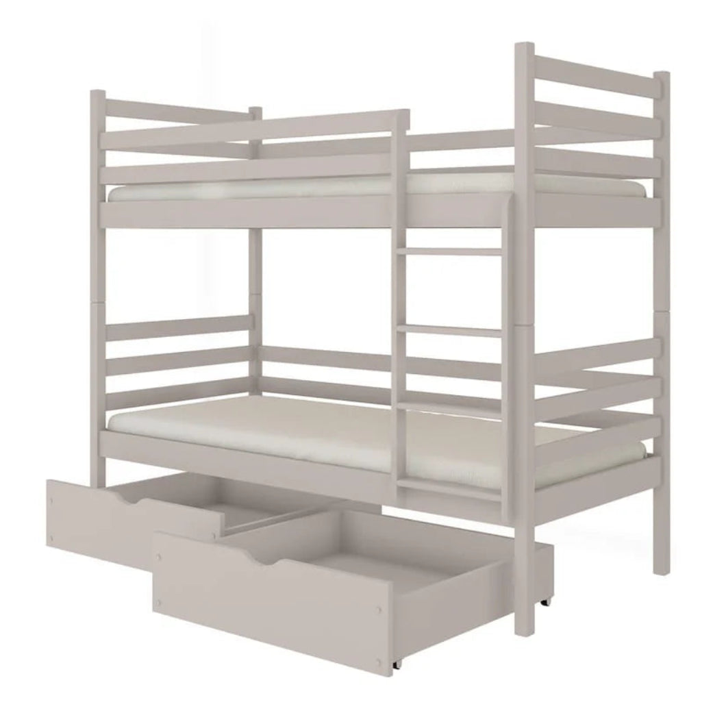 Wooden Bunk Bed Nemo with Storage