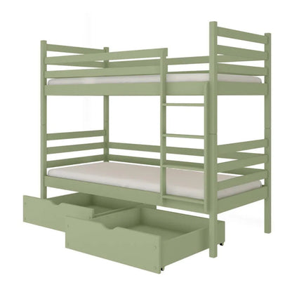Wooden Bunk Bed Nemo with Storage