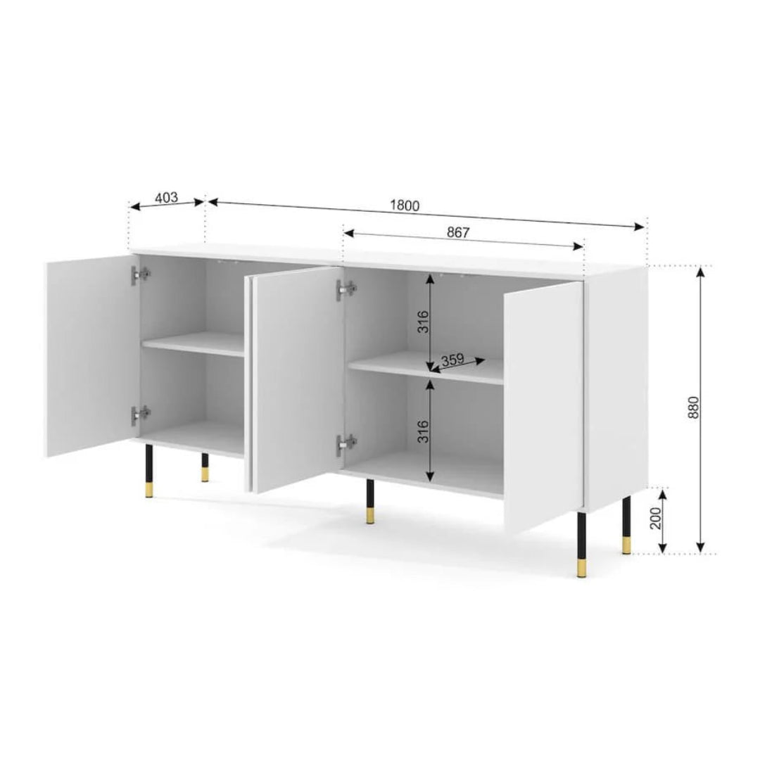 Woody Sideboard Cabinet 180cm